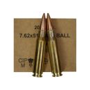 Caisse de Cartouches GGG calibre 7.62x51 type M80 (308 Win.) à projectile de 147 grains FMJ X640