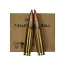 Cartouches GGG calibre 7.62x51 type M80 (308 Win.) à projectile de 147 grains FMJ X640