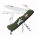 COUTEAU SUISSE VICTORINOX HUNTER OD VERT MAT 111MM 12 FONCTIONS