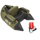 Pack Float tube JMC AX-S Olive + sac palmes et gonfleur