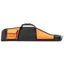 Etui fourreau COUNTRY ORANGE/NOIR EN CORDURA POUR CARABINE AVEC LUNETTE SELLERIE