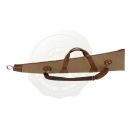 Etui Fourreau de transport Country et protection en coton et cuir pour fusil 122cm