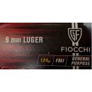 50 Munitions Fiocchi cal.9mm para FMJ 124gr