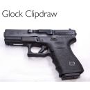 CLIPDRAW Pour GLOCK 17/19/22/23/24/25/26/27/28/30S/31/32/33/34/35/36 Noir