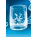 Lot de 6 verres à eau de vie série claudia en cristal motifs chasse gravés à la main