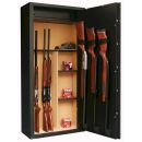 COFFRE FORT INFAC SENTINEL SD14 -11+3 ARMES AVEC LUNETTE +COFFRE INTERIEUR + ETAGERE AMOVIBLES AROIRE FORTE INFAC