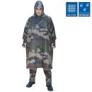 Poncho Imperméable chasse Veste de pluie US Camo polyester Ripstop