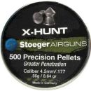 Plombs Pointue Stoeger X-Hunt cal.4,5 boite de 500