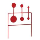 Cibles de tir STOEGER métallique rotative 3 postes