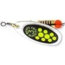 Cuiller Mepps Black Fury Argent Point Chartreuse