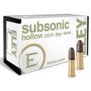 MUNITIONS ELEY SUBSONIC HOLLOW 38GR CAL.22LR 