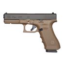 Pistolet Glock 17 Gen4 Cal.9x19mm 17 coups FDE