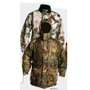 Veste chaude de chasse Hart ARTIKA-J camo feuille réversible camo blanc