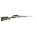 Carabine Ruger Américan Rimfire Cal.22lr filetée verte 1/2x28