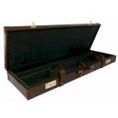 Malette fusil 2 canons cuir marron Sporfabric