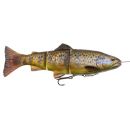 LEURRE SOUPLE ARME SAVAGE GEAR 4D LINE THRU TROUT - 20CM 93GR SS 03 DARK BROWN TROUT