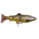 LEURRE SOUPLE ARME SAVAGE GEAR 4D LINE THRU TROUT - 20CM 93GR MS 03 DARK BROWN TROUT