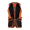 GILET BALL TRAP EVO NOIR / ORANGE