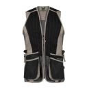 GILET BALL TRAP EVO NOIR / BEIGE