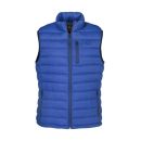 GILET MATELASSE TREKKING BLEU DENIM