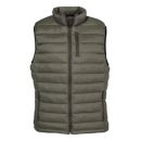 GILET MATELASSE TREKKING BLEU KAKI