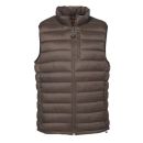 GILET MATELASSE TREKKING BLEU MARRON