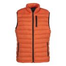 GILET MATELASSE TREKKING BLEU ORANGE