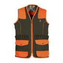 GILET TRADITION HAUTE VISIBILITE KAKI/ORANGE