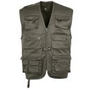 GILET PERCUSSION REPORTER UNI KAKI