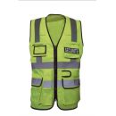 GILET PERCUSSION SECURITE MULTIPOCHE HAUTE VISIBILITE JAUNE