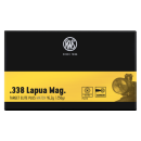 Munitions RWS cal.338 lapua mag scorion target élite plus match 250gr 16.2g par 20