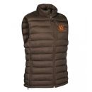 Gilet Club Interchasse matelassé PHILIBERT marron