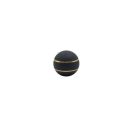 BOULE DE LEVIER JAKELE POUR BLASER R8 R93 NOIRE AVEC DOUBLE CERCLAGE OR