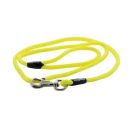 Laisse chien canihunt simple ronde Jaune 150 cm diam. 10 mm 