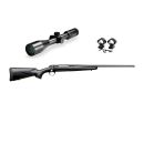 PACK Carabine browning x-bolt compo cal.30-06  Black 53cm filetée avec lunette KITE K4 3-12X50I