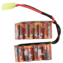 Batterie Mini G&G 9,6v, 1600maH pour GR4 G26.