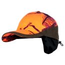 CASQUETTE SOMLYS CLASSY CAMOUFLAGE ORANGE CACHE-OREILLES