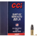 Munitions CCI cal.22lr semi auto quiet 22 lrn 45gr par 50