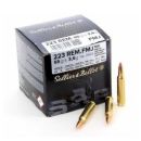 100 Munitions SELLIER & BELLOT cal.223 rem fmj 55gr 3.6g 