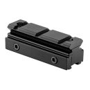 Rail adaptateur 11mm vers 20mm 3 slots