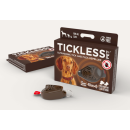 RÉPULSIF TICKLESS TIQUES À ULTRASON MARRON POUR CHIEN