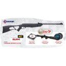 PACK CARABINE A AIR CROSMAN INFERNO RESSORT CAL.4,5 10 JOULES+LUNETTE 4X20+CIBLES+PLOMBS
