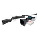 PACK CARABINE A PLOMB SNOWPEAK LB600 CAL.4.5 10J + PLOMBS + CIBLES + PORTE-CIBLE