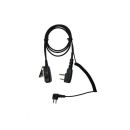 CÂBLE MICRO POUR CASQUE ANTIBRUIT 3M PELTOR SPORTTAC - J22 - PRISE COUDÉE - MIDLAND