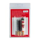 SET DE TROIS BROSSES SPIRALES POUR ARMES À CANON LISSE CAL.12MM