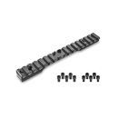 embase rail acier carbone longue type Picatinny Weaver pour Bergara B14 action courte pentée 30 MOA