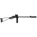 Pack carabine pliante CHIAPPA cal.22lr little badger +point rouge +silencieux + poignée