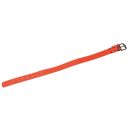 COLLIER BIOTHANE ORANGE FLUO 65CM LARG 32MM