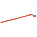 COLLIER BIOTHANE ORANGE FLUO 45CM LARG 18MM