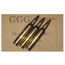 Munitions GGG cal.223 Rem 5.56x45 FMJ 62gr boîte de 50 cartouches.